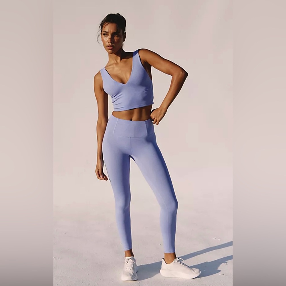 Free People Movement Never Better 7/8 Length Heather Leggings - size Medium